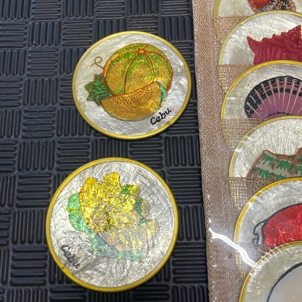 Cebu Philippines coasters in original packaging along with extras - Picture 2 of 7